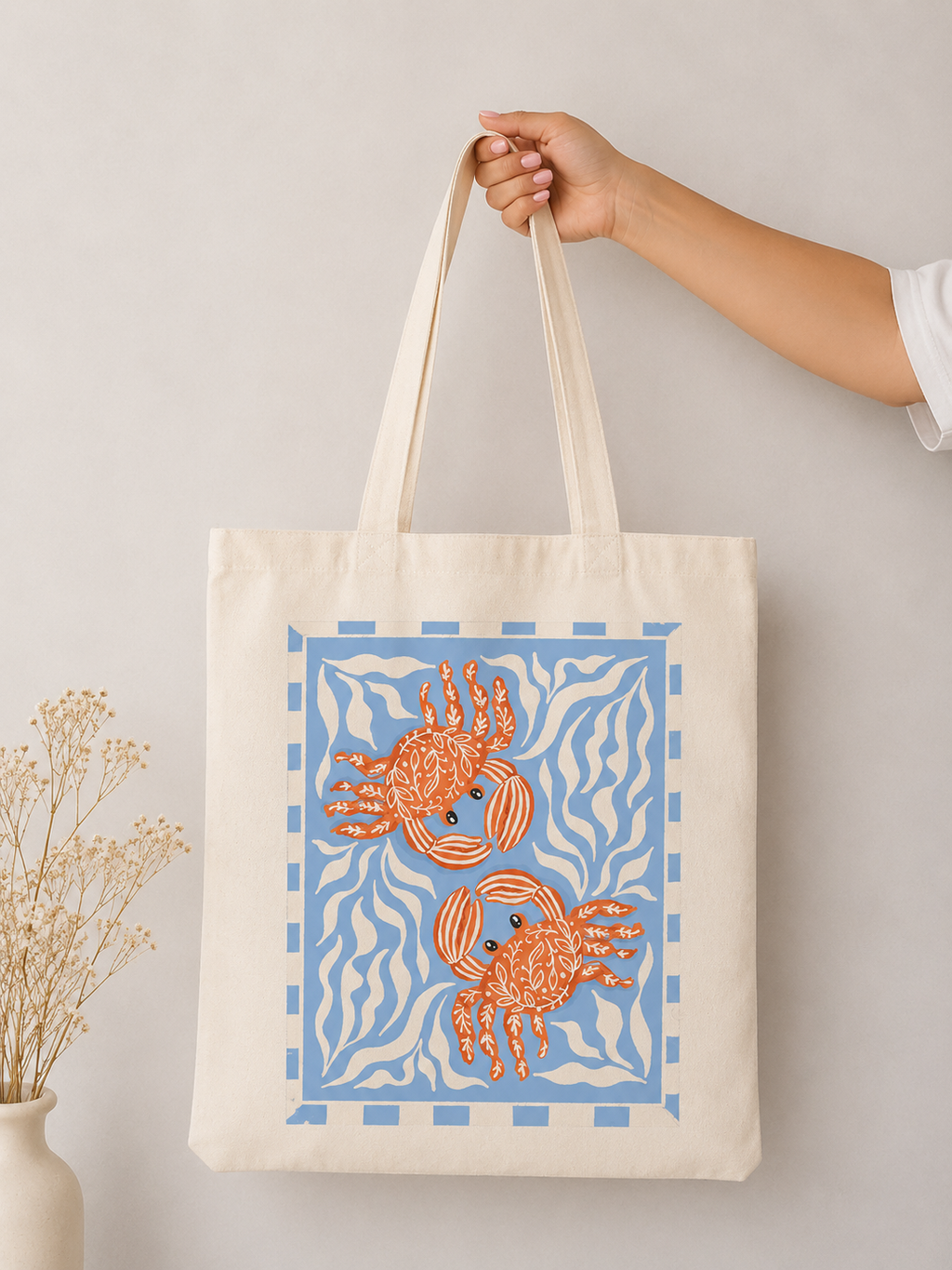 Tote Bag Crabes — photo principale