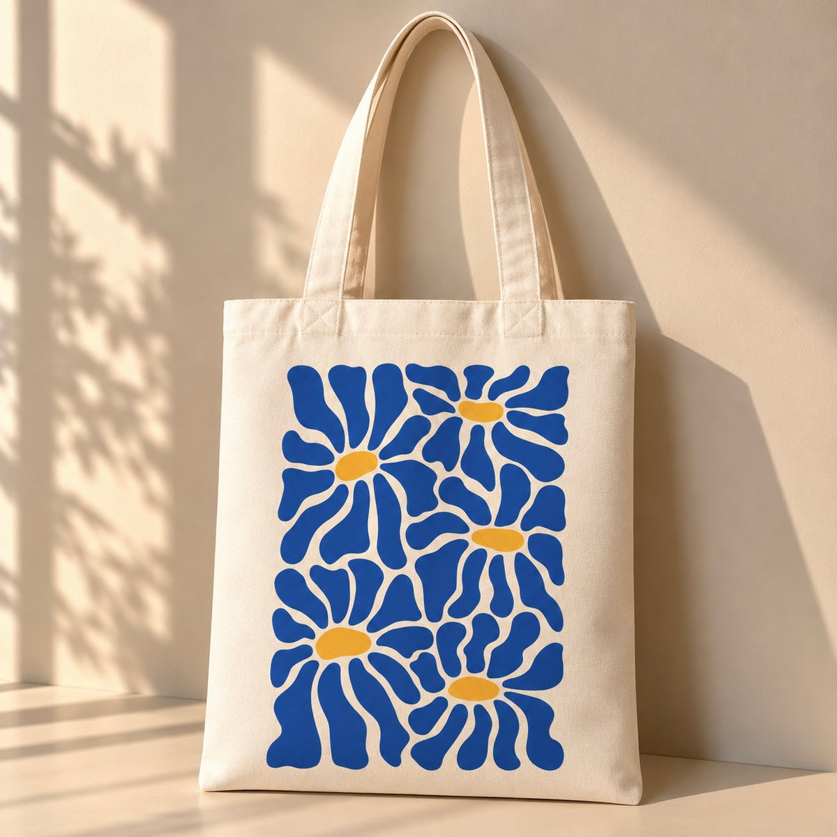 Tote Bag – Fleurs Bleues