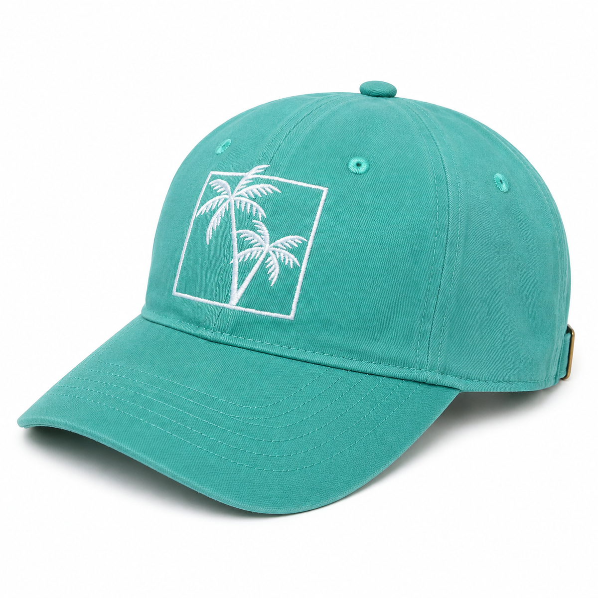 Casquette brodée Palmier Bleu — photo complémentaire 1
