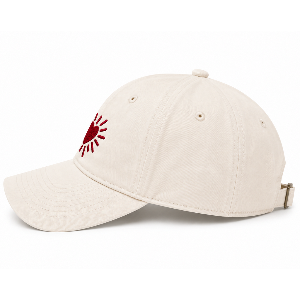 Casquette Cœur Rouge Sunny Society, photographie produit complémentaire 3