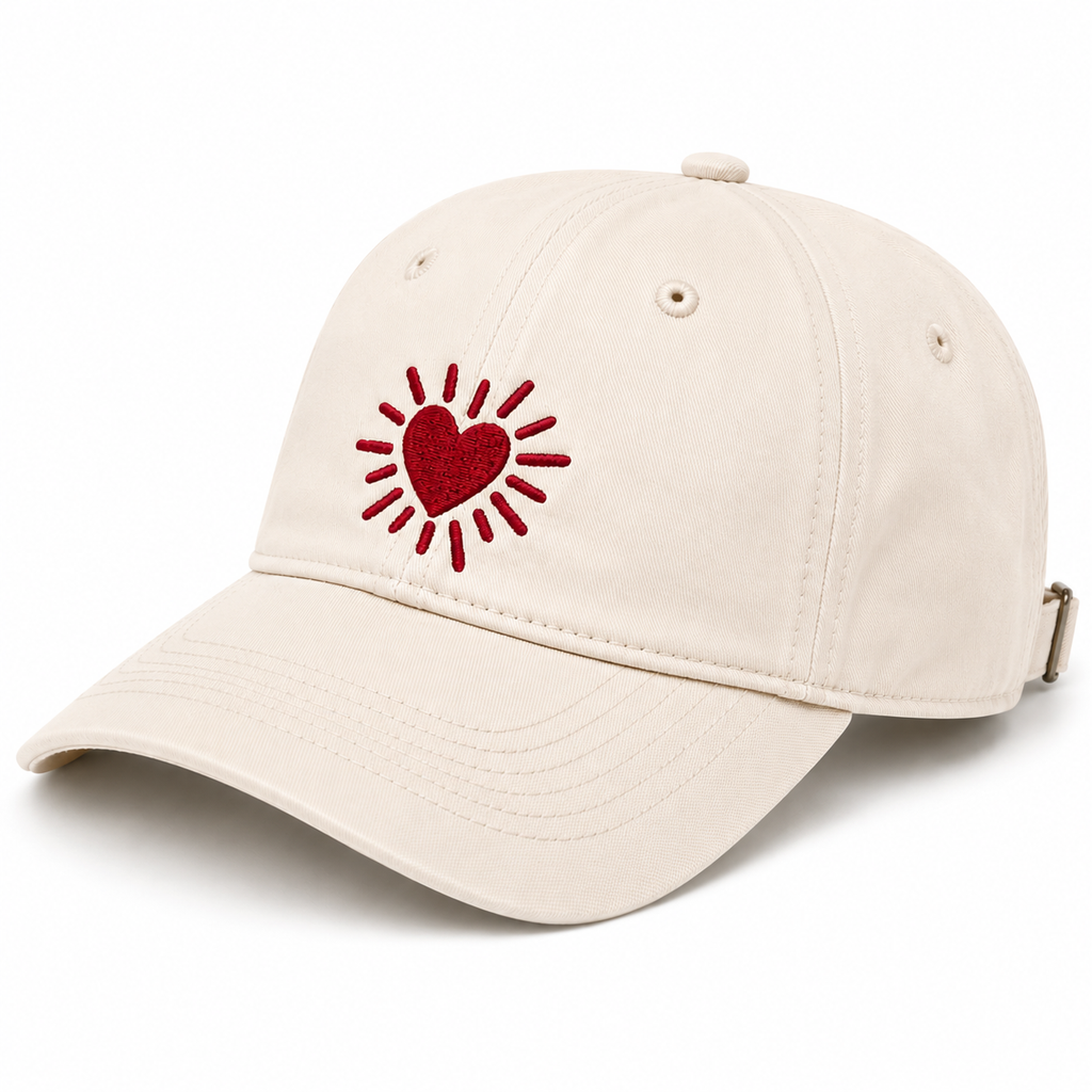 Casquette Cœur Rouge Sunny Society, photographie produit complémentaire 1