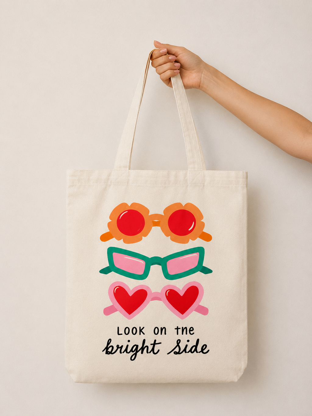 Tote Bag Lunettes Colorées — photo principale