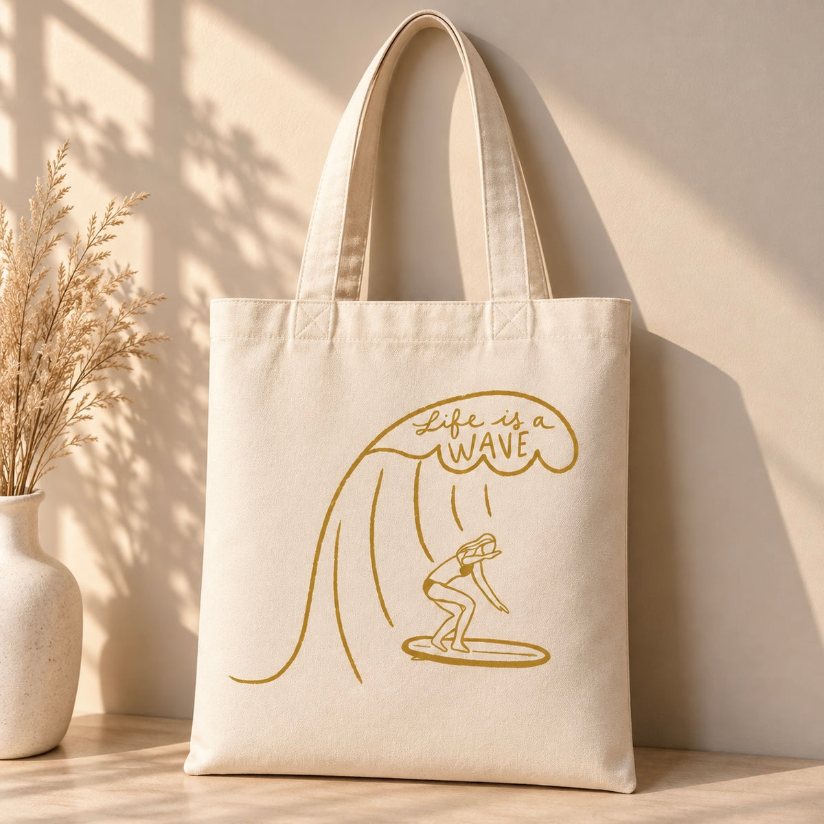 Tote Bag – Life Is A Wave