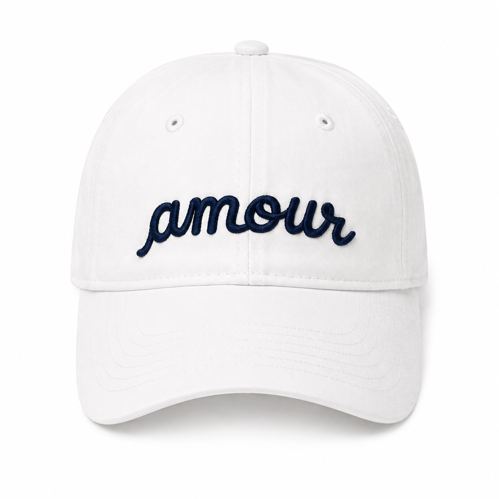 Casquette brodée Amour Bleu — photo complémentaire 2