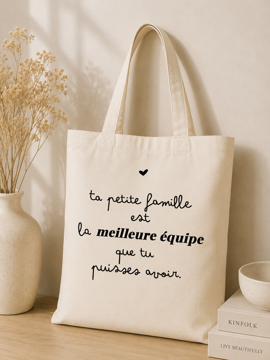 Tote Bag Ta Petite Famille — photo principale
