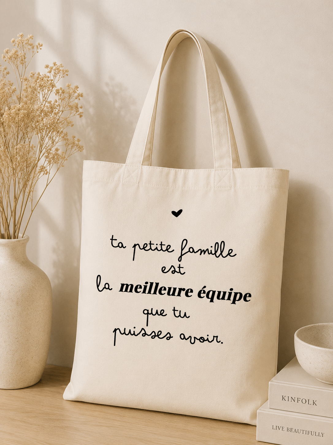 Tote Bag Ta Petite Famille — photo principale