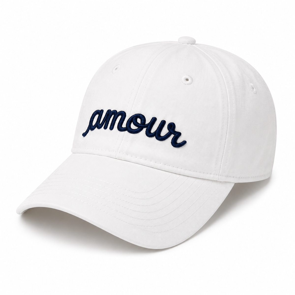 Casquette brodée Amour Bleu — photo complémentaire 1