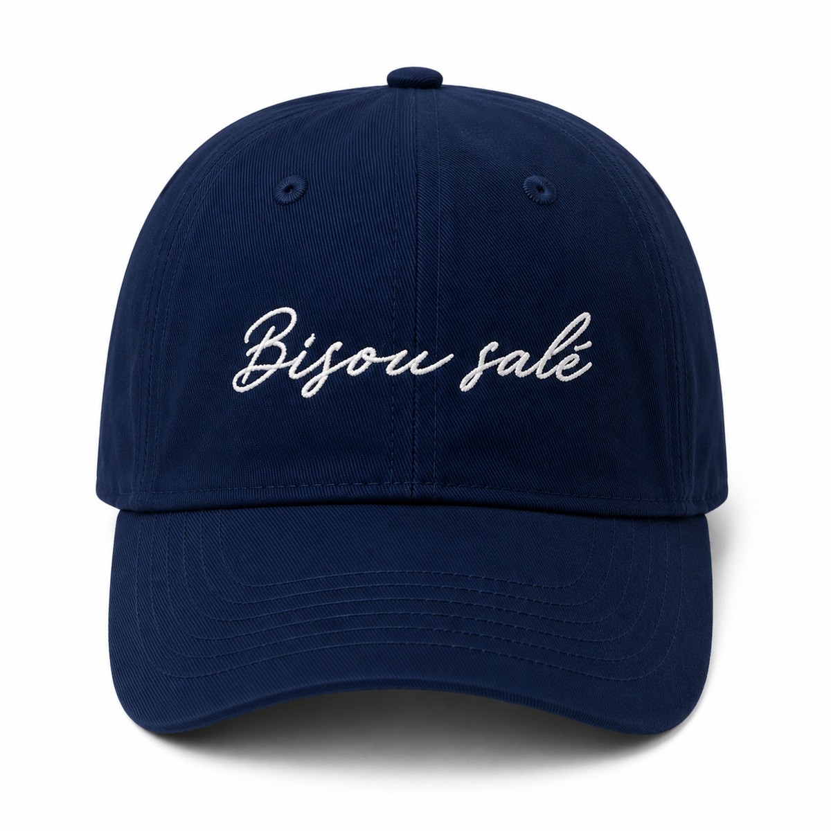 Casquette brodée Bisou Salé — photo complémentaire 2
