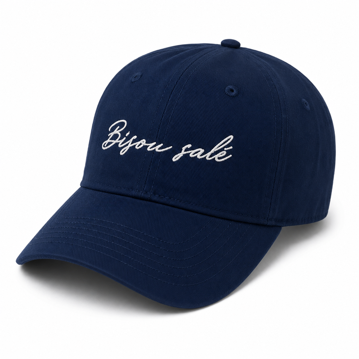 Casquette brodée Bisou Salé — photo complémentaire 1