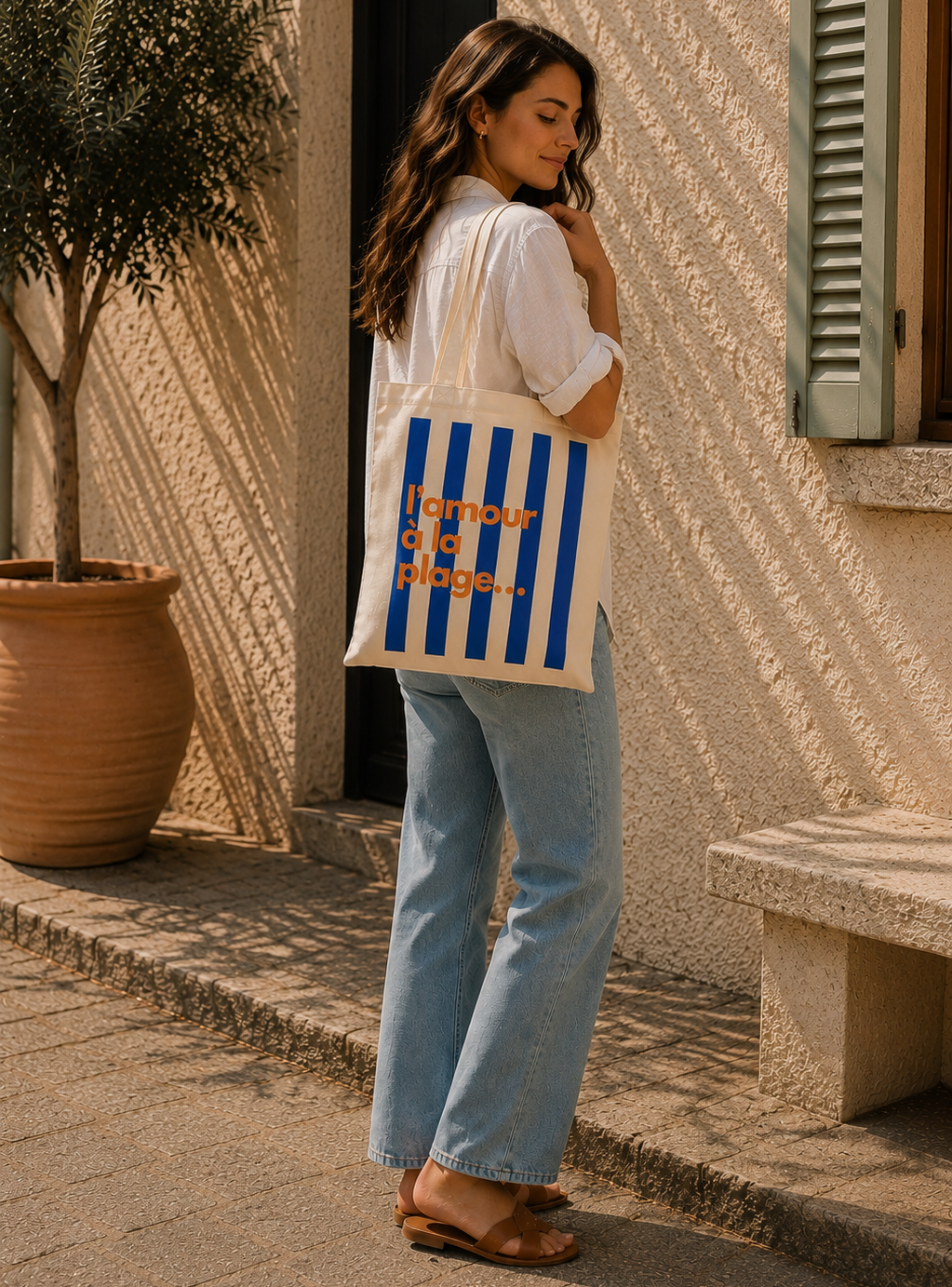 Tote Bag L’amour à la plage — photo complémentaire 1