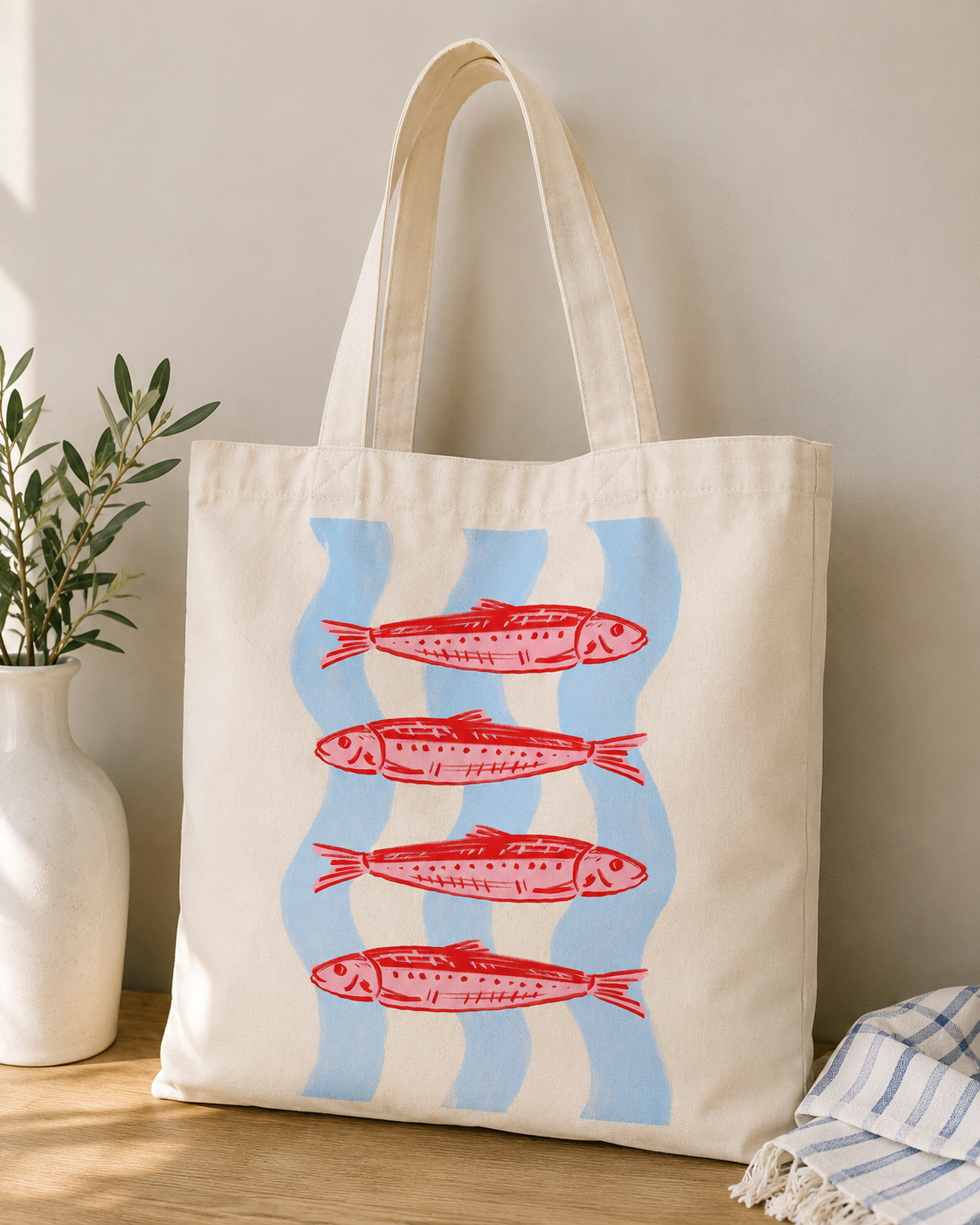 Tote Bag Sardines — photo principale
