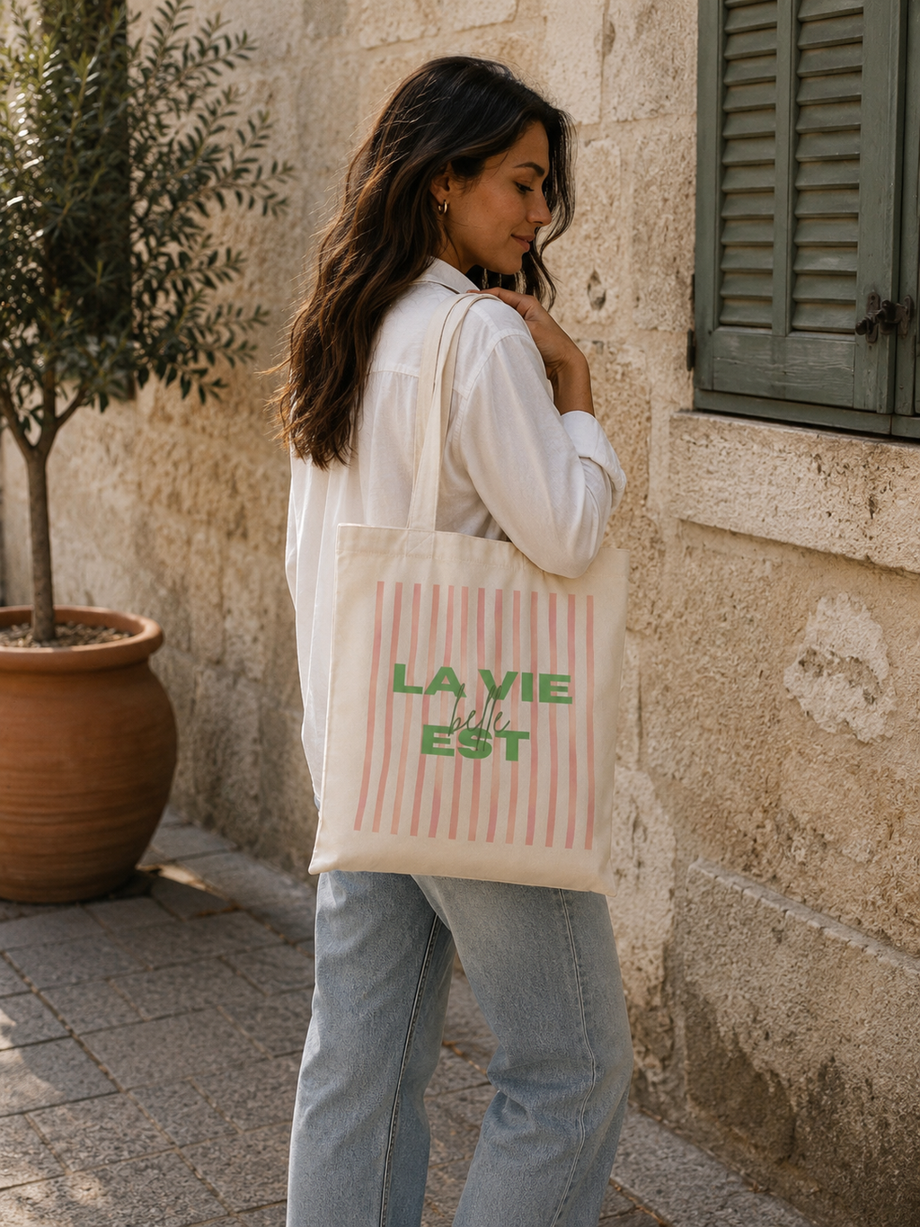 Tote Bag La Vie est Belle — photo complémentaire 1
