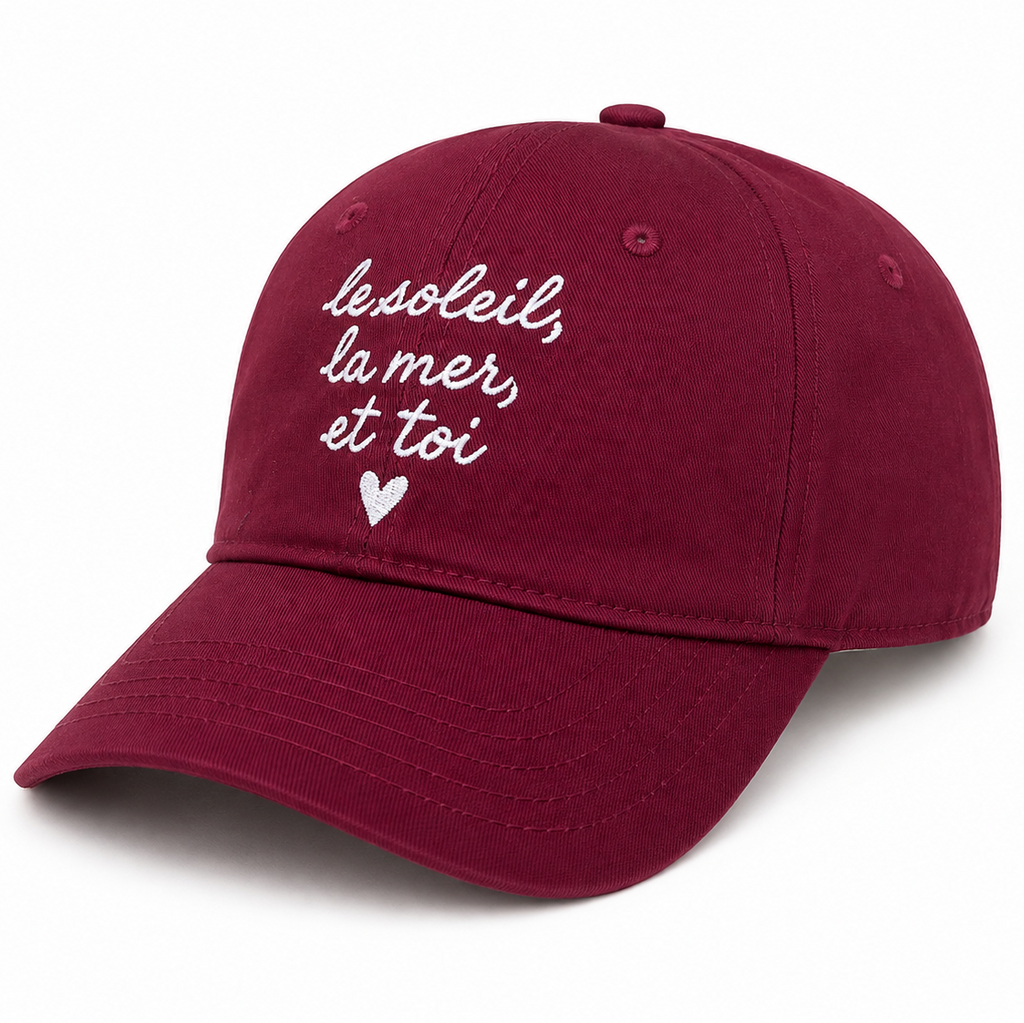 Casquette Le soleil, la mer et toi — photo complémentaire 1