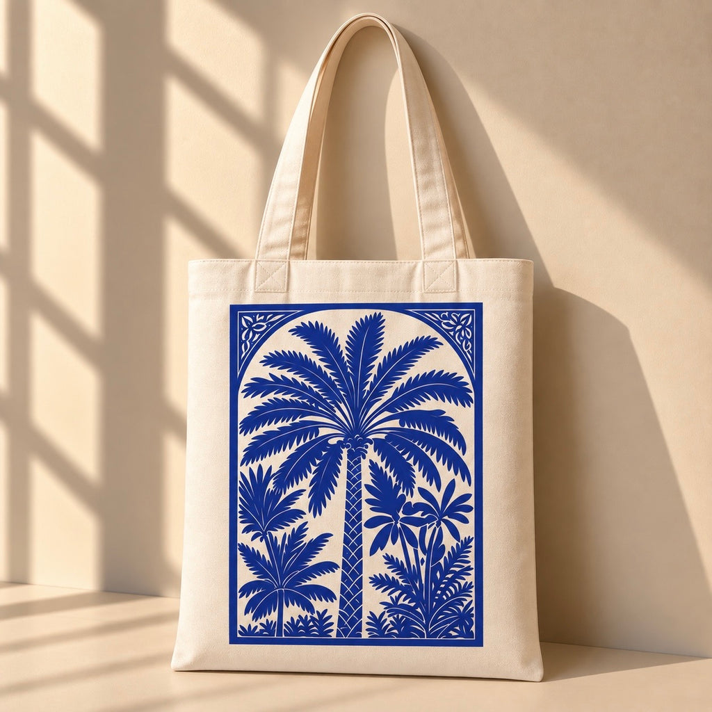 Tote Bag – Palmier Bleu