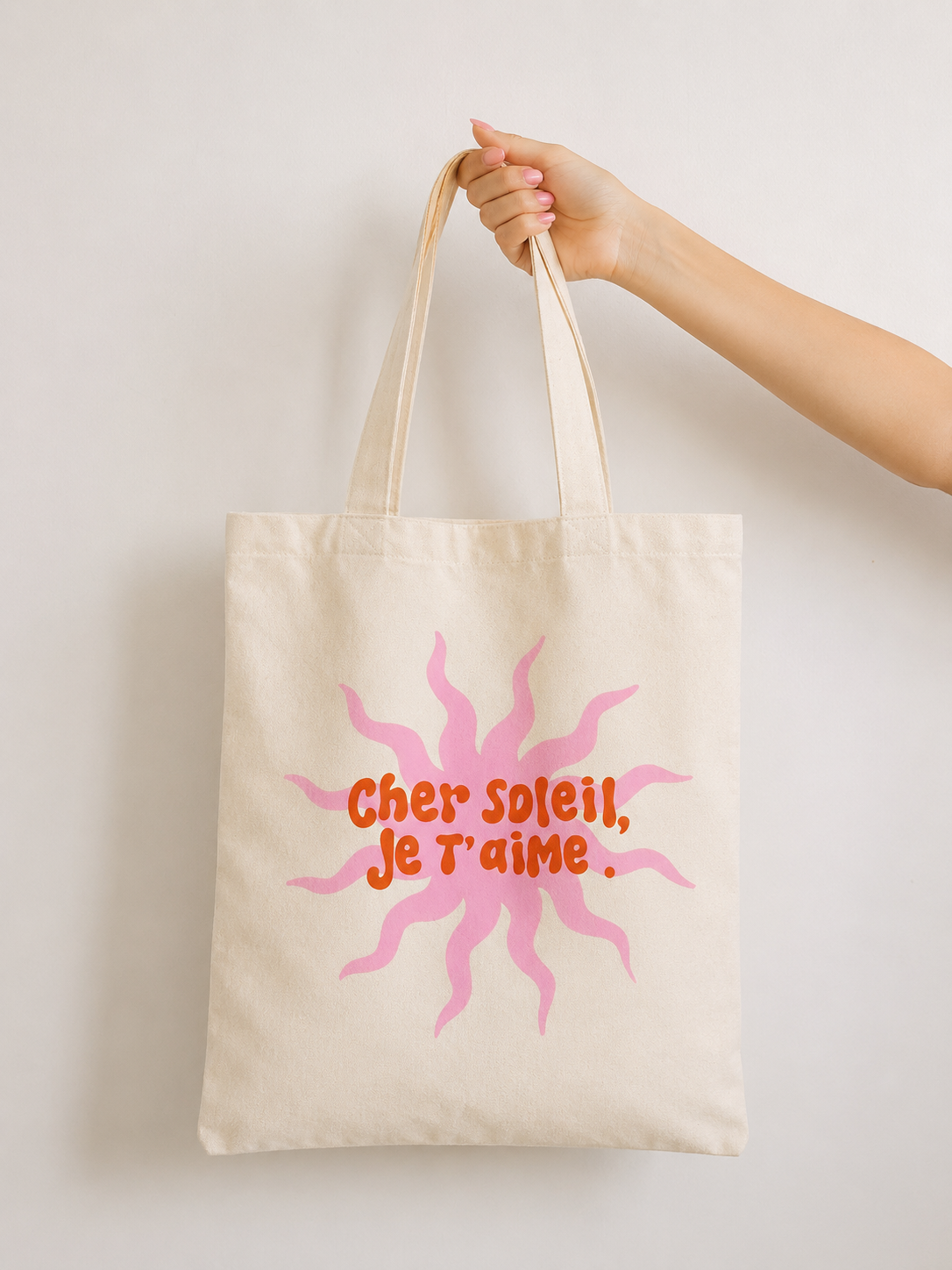 Tote Bag Cher Soleil, Je T’aime — photo principale