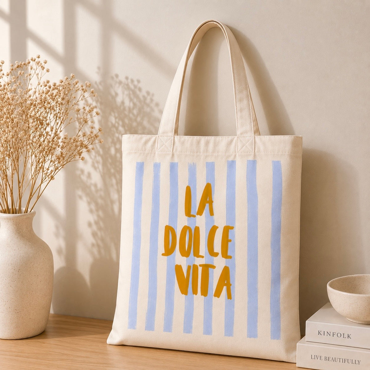 Tote Bag – Dolce Vita Bleu