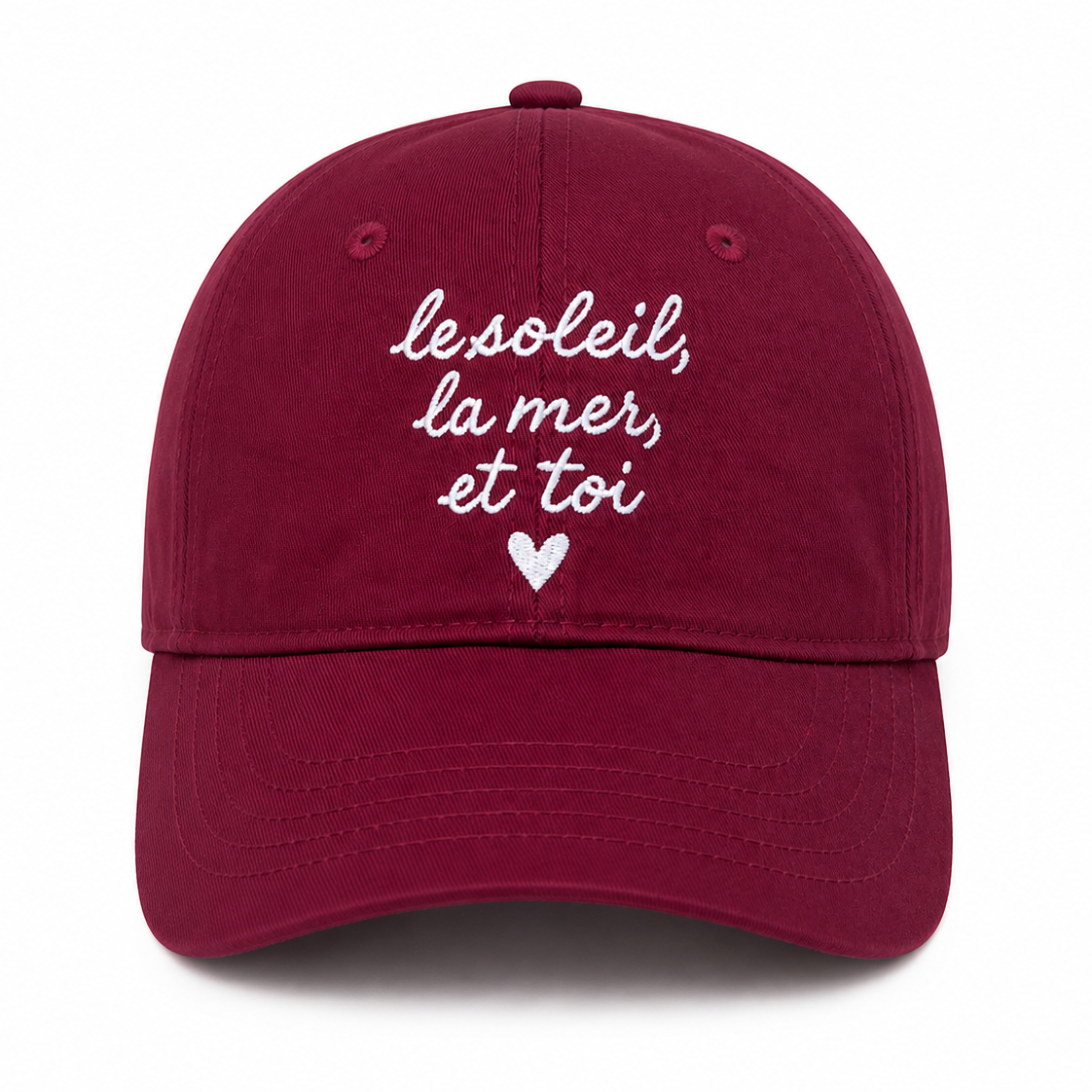 Casquette Le soleil, la mer et toi — photo complémentaire 2