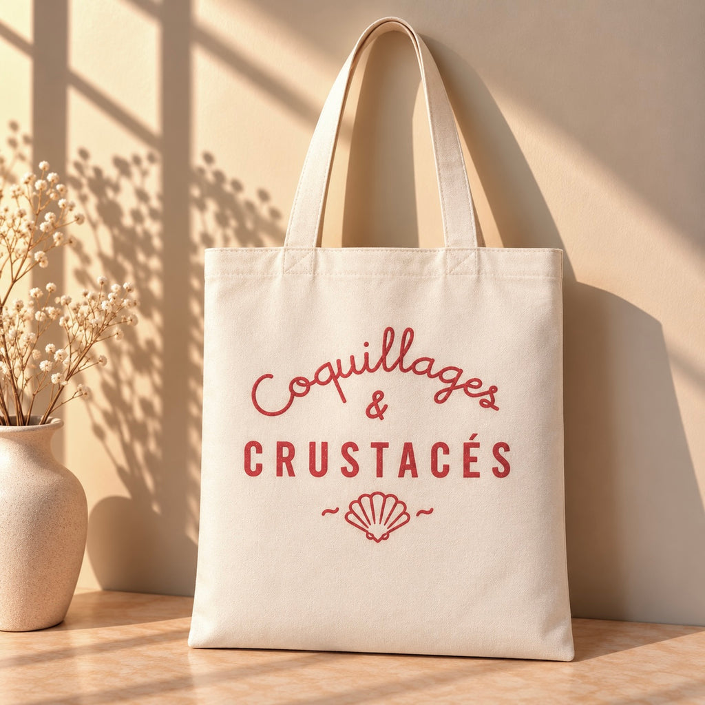 Tote Bag – Coquillages et Crustacés