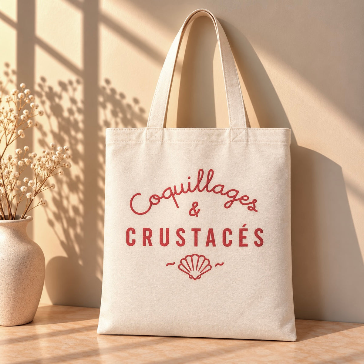 Tote Bag – Coquillages et Crustacés