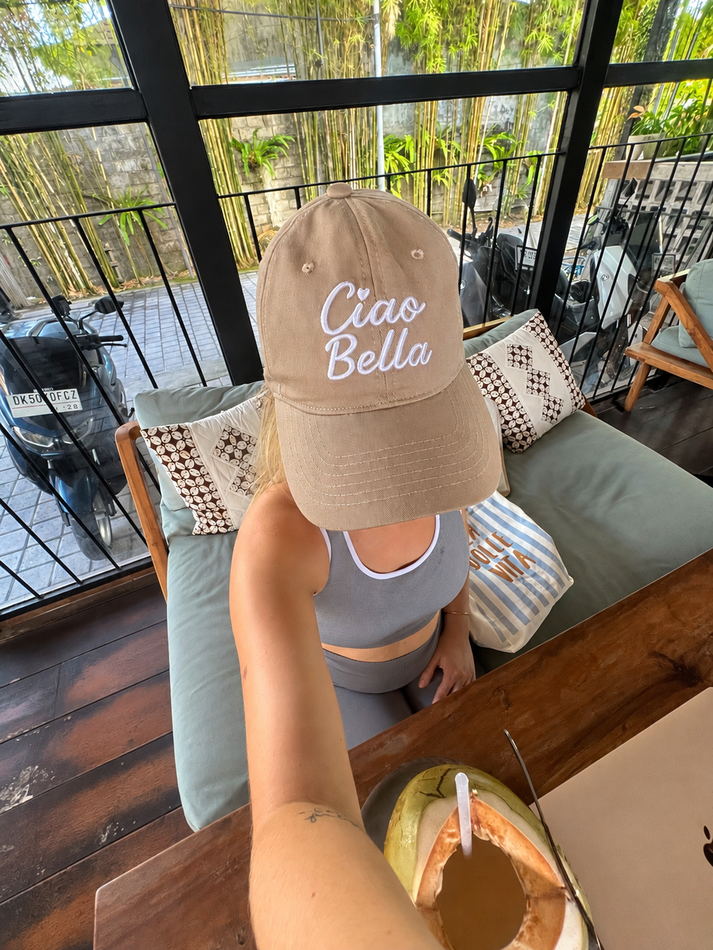 Casquette brodée Ciao Bella — photo complémentaire 6