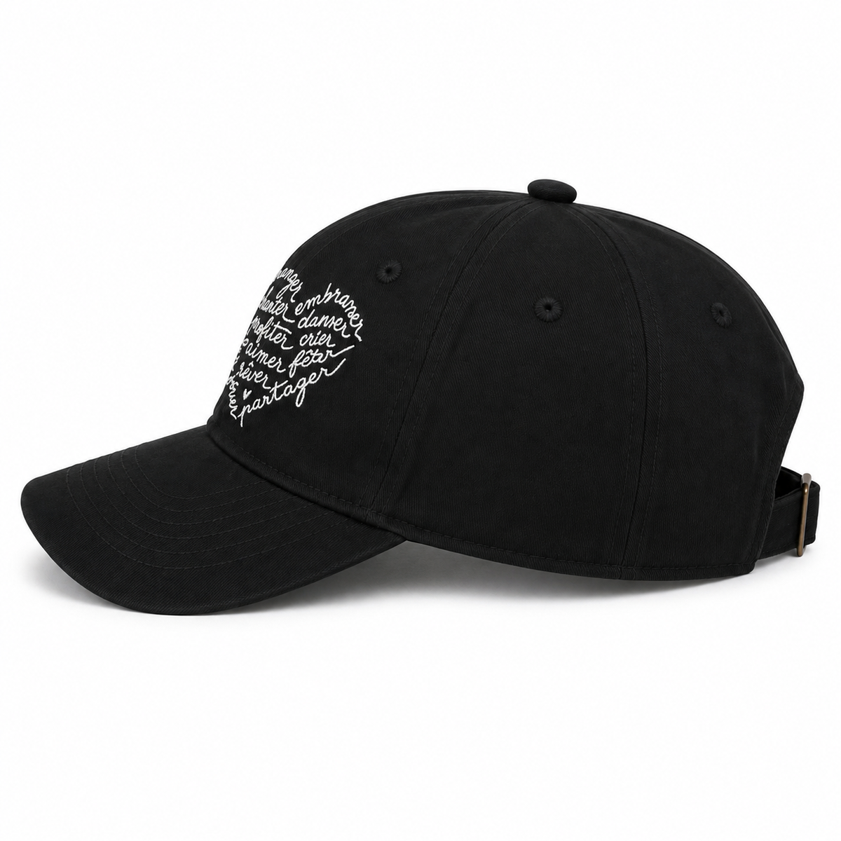 Casquette brodée Embrasser — photo complémentaire 3