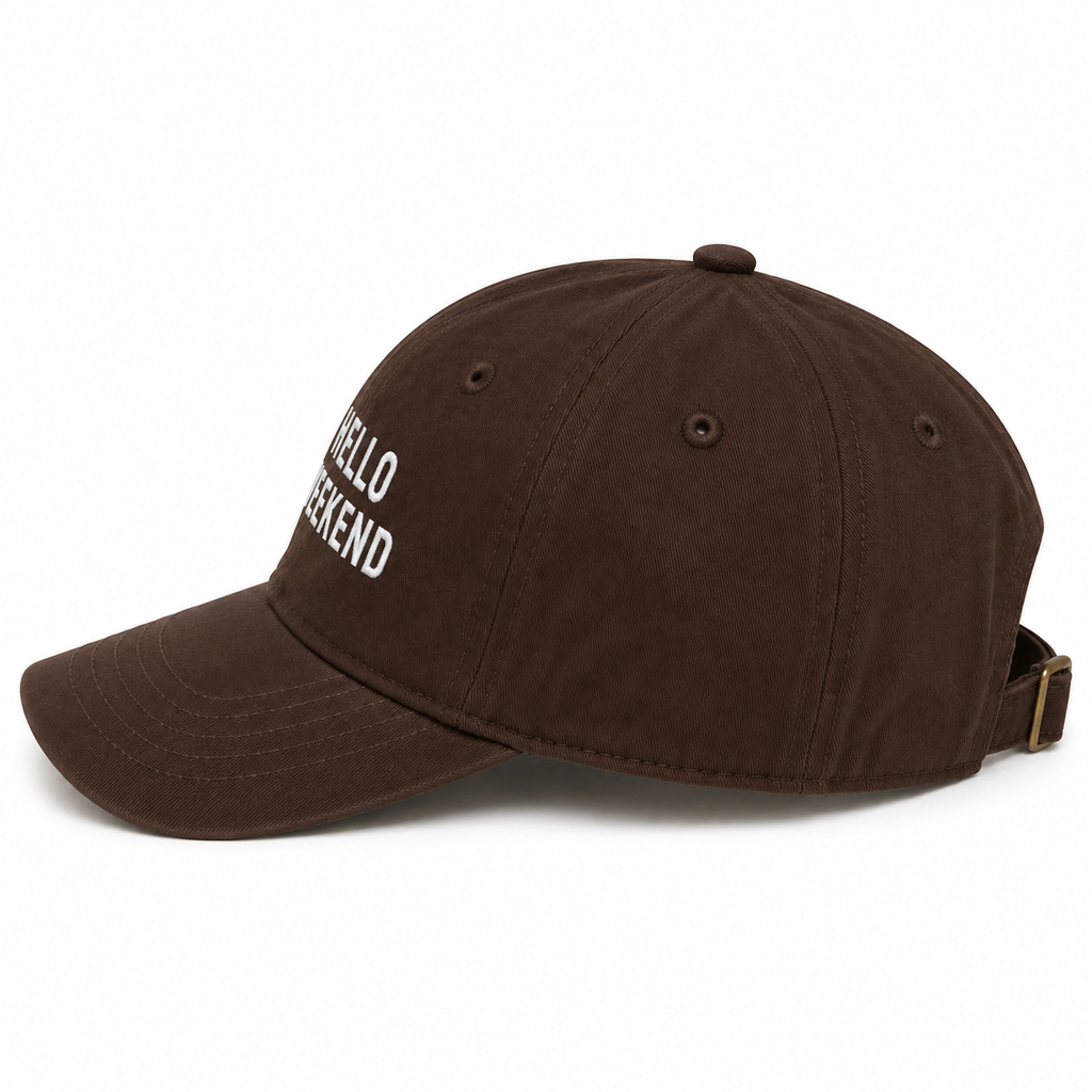 Casquette brodée Hello Week-end — photo complémentaire 3