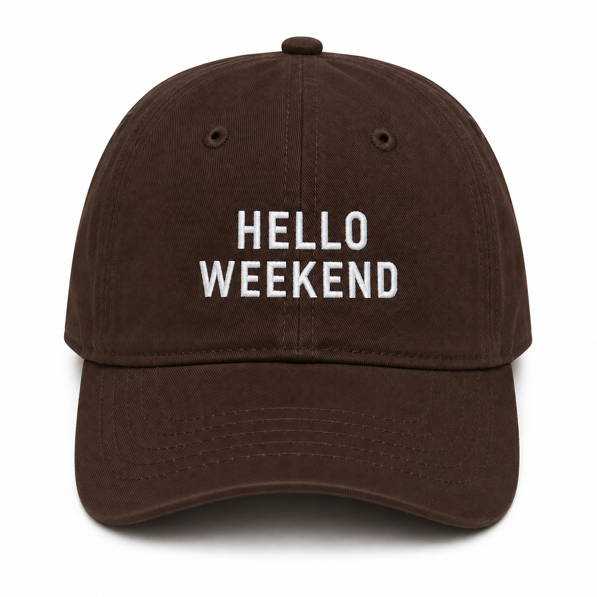 Casquette brodée Hello Week-end — photo complémentaire 2