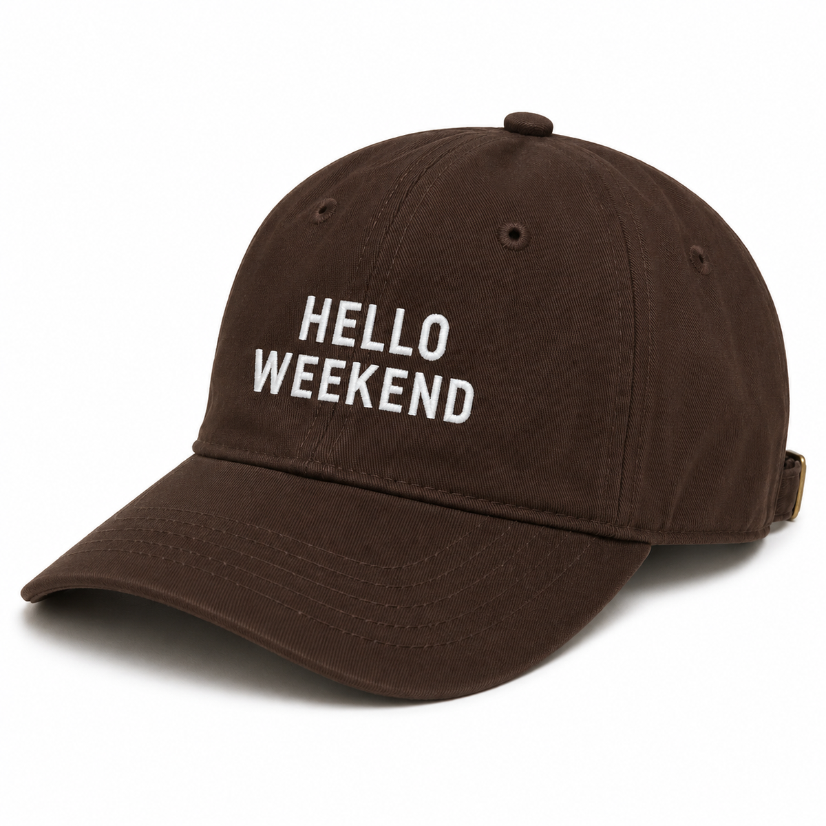 Casquette brodée Hello Week-end — photo complémentaire 1